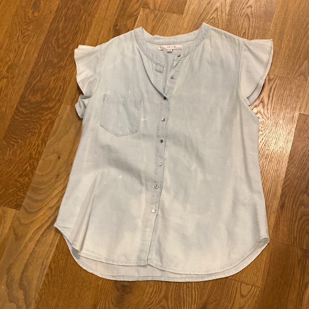 2/$25 Pjk// Chambray Shirt, Size M